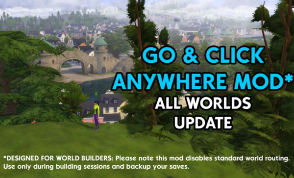 Стройте За Пределами Участков / Go&Click Anywhere Mod