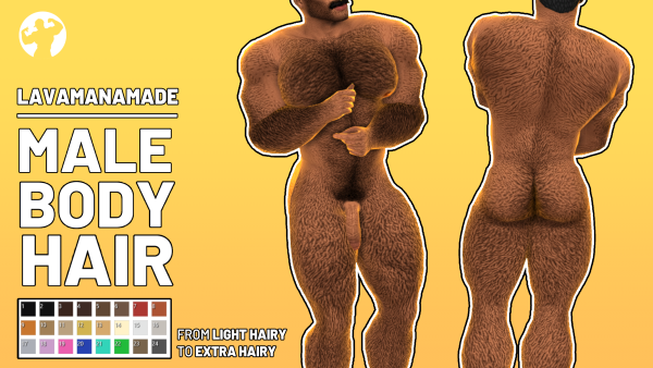 Волосы на Теле от LAVAMANAMADE / LMM BODYHAIR