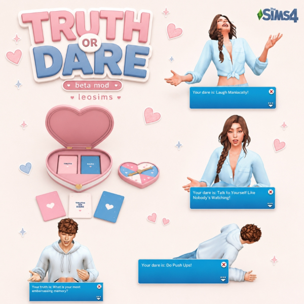 Правда, Действие и Неловкие Признания / Truth Or Dare Game Beta Mod