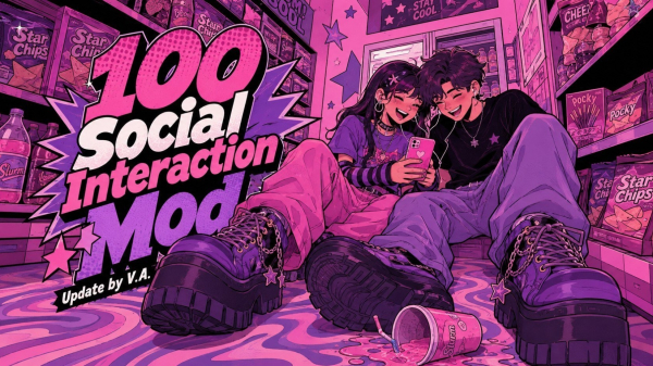100 Социальных Взаимодействий / 100 Social Interactions Mod (FIX by V.A)