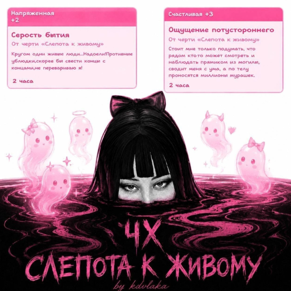 Черта Характера «Слепота к живым» / Blindness to the Living